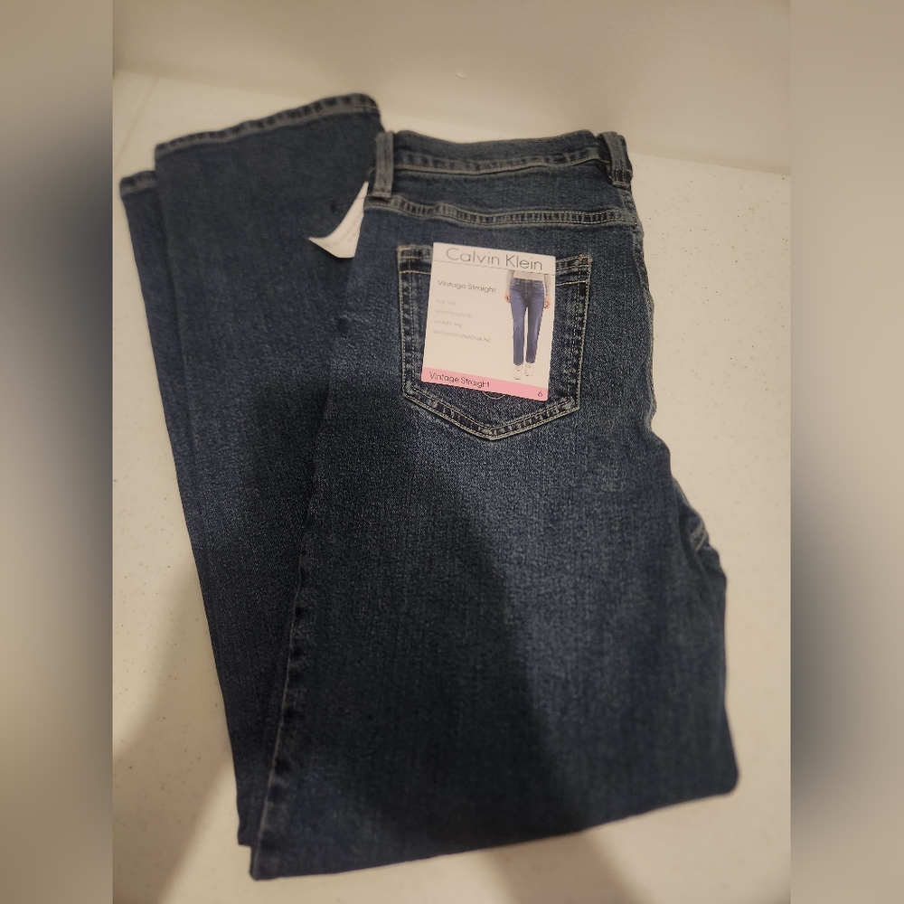 Calvin Klein Vintage Straight High Rise